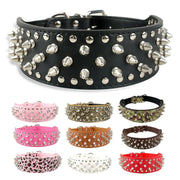 Large Dog Rivet Pet Collar