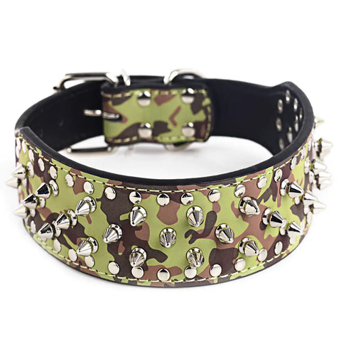 Large Dog Rivet Pet Collar