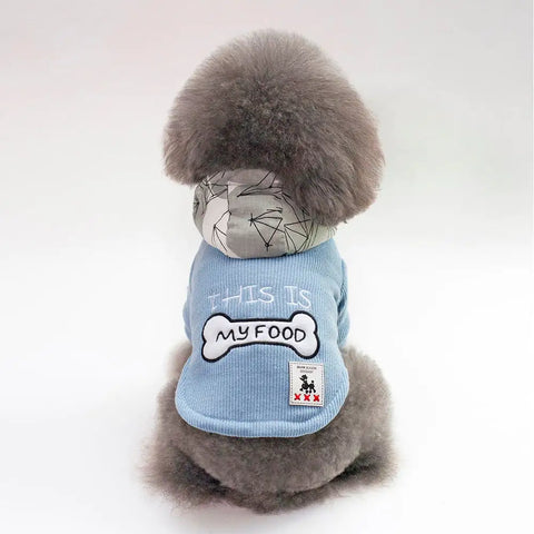 Thickened Hooded Padded Pet Clothes