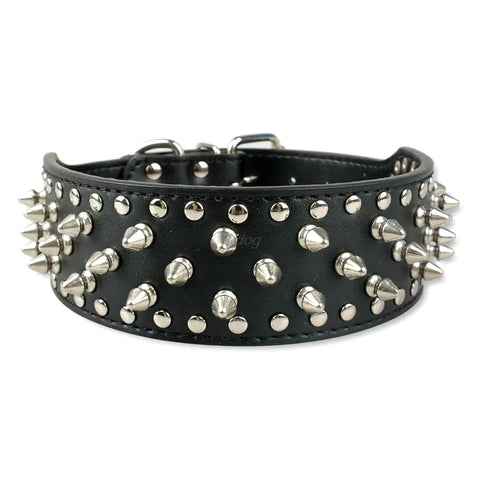 Large Dog Rivet Pet Collar