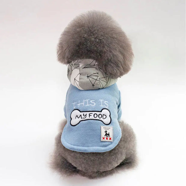 Thickened Hooded Padded Pet Clothes
