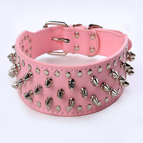 Large Dog Rivet Pet Collar
