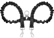 Giecooh Double Dog LeashReflective No Tangle Leashes for 2 DogsDual Dog Training Leash for Medium Large DogsBlack